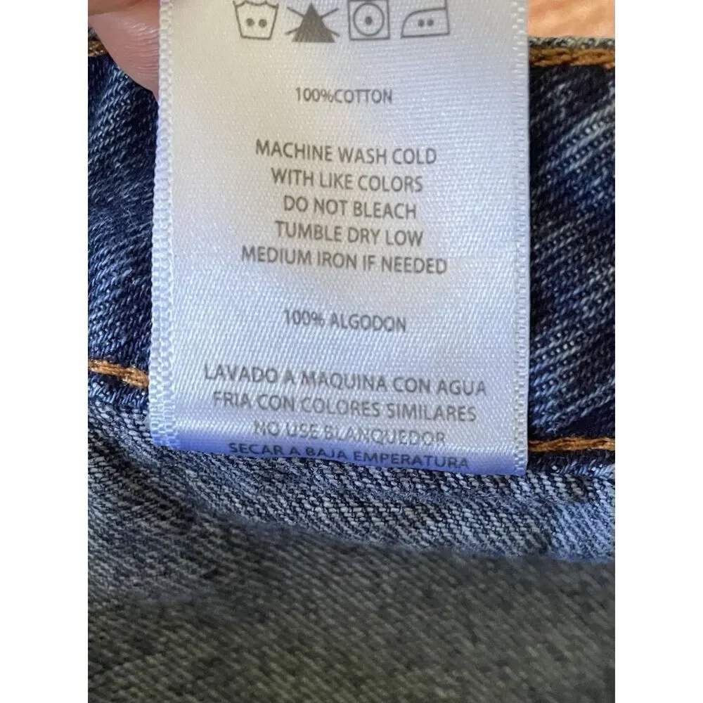 Monkey Ride High Rise Carpenter Jeans Womens 9 Cargo Mom Origional Vintage - Picture 4 of 6